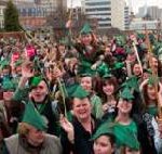 Robin Hood bricht Weltrekord im englischen Nottingham