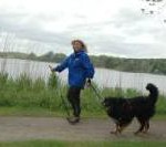 Dogging  an der Ostsee: Nordic Walking mit Hund bringt Herrchen auf Trab