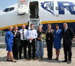 Ryanair feiert den millionsten Fluggast in Bremen