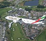 Flyover of Emirates‘ Boeing 777-200LR Launches Boeing Classic Golf Tournament