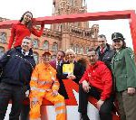 Hauptstadtkampagne be Berlin wirbt mit riesigem interaktivem Brandenburger Tor auf der ITB 2009