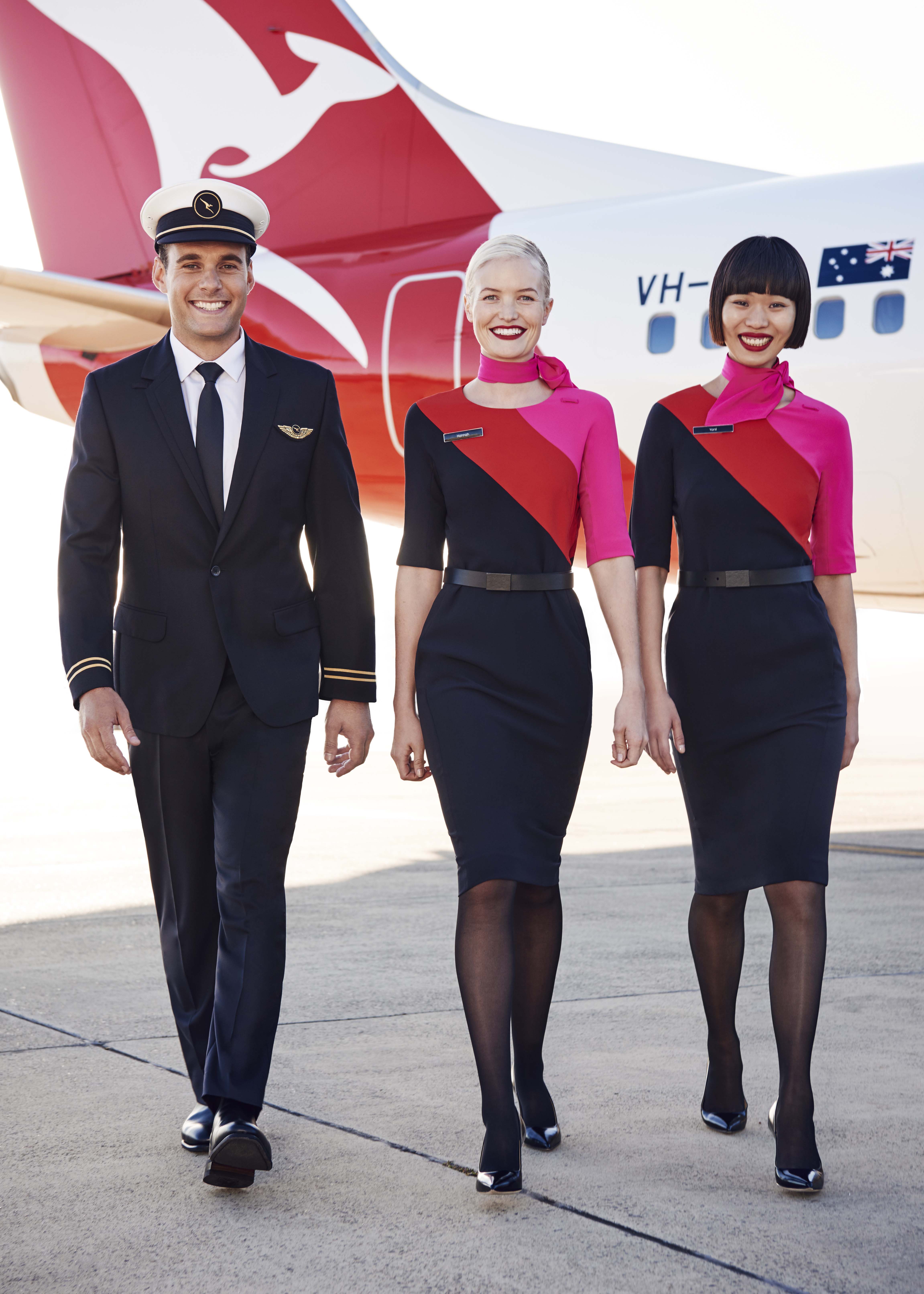 Qantas Cabin Crew Uniform