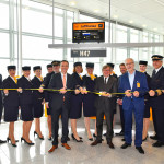 Lufthansa startet am Flughafen München zum ersten Linienflug mit neuem Airbus A350